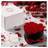 Hover Flower Forver Preserved Roses in a Box, Flowers for Her,Eternal Roses Preserved Flowers for Delivery Prime Birthday, Mothers