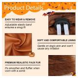 Vivifying Lion Mane for Dog, Adjustable Halloween Lion Costume Wig with Ears for Medium and Large Dogs, Realistic & Funny Accessory Perfect for Parties and Photoshoots (Large, Brown&Black)