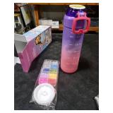 BOOH Gifts for Girls 4-12, Decorate Your Own Water Bottle Kits for Girls, Unicorn Diamond Painting Toys & Friendship Bracelet Kit, Fun Arts Crafts for Kids Ages 4-6-8-10, Birthday Gifts Toys for Kids