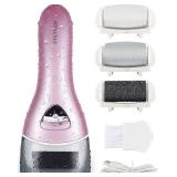 Electric Feet Callus Removers Rechargeable,Portable Electronic Foot File Pedicure Tools, Electric Callus Remover Kit,Professional Pedi Feet Care Perfect for Dead,Hard Cracked Dry Skin