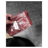 Indian Ethnic Cotton Maroon Mirror Embroidered Cushion Cover Throw Pillow Cases Decorative Pillows Cover Bohemian 16x16 Inches