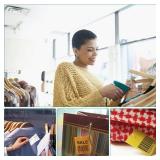 BS ONE Price Tagging Gun for Clothing, Standard Retail Price Tag Attacher Gun for Clothes with 6 Needles & 1000pcs 2 Barbs Fasteners for Store