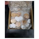 Geiserailie 10 Pieces Glass Cosmetic Containers Empty Sample Jars with Leak Proof Lids Makeup Sample Containers for Lotion Cream Cosmetic (5 Gram)