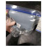 MIULEE Pack of 2 Couch Throw Pillow Covers 18x18 Inch Soft Dark Grey Blue Chenille Pillow Covers for Sofa Living Room Solid Dyed Pillow Cases