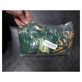 Horaldaily 6PCS Christmas Dining Green Chair Covers, Christmas Pine Tree Stars Stretch Removable Washable Slipcover Chair Protector for Dining Room Home Decor