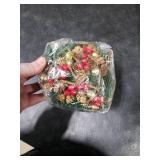 GXXMEI  Christmas Floral Pick with Jingle Bell, Pine Cone Holly Berry Stems for Crafts, Artificial Christmas Picks and Sprays for Christmas Home Decor, Garland, Wreath