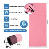 JAICOM Sleeping Bag Liner, Travel Sheets & Adult Sleep Sack, Ultralight and Portable Summer Sleeping Bag - Ideal for Backpacking, Hotels and Hostels, Business Trips, Camping