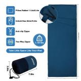 JAICOM Sleeping Bag Liner, Travel Sheets & Adult Sleep Sack, Ultralight and Portable Summer Sleeping Bag - Ideal for Backpacking, Hotels and Hostels, Business Trips, Camping