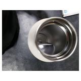 Stanley IceFlow Cap and Carry Water Bottle 50 oz | Wide Mouth Twist Lid | Lightweight and Leakproof for Travel and Sports | Insulated Stainless Steel | BPA-Free | Cream Glimmer