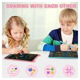 cimetech Toddler Girl Gifts, LCD Writing Tablet 2 Pack, Kids Toys for 3 4 5 6 Year Old Boys, 8.5 Inch Drawing Pad Painting Coloring Books, Travel Essentials Activities, Birthday Gifts Toddler Age 1-3