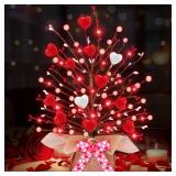 Valentines Day Decorations,Timer Lighted Valentine