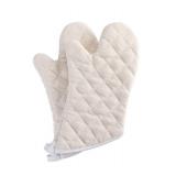Terry Cloth Oven Mitts Heat Resistant to 482° F 15 Inch 100% Cotton Set of 2