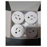 EIGHTREE Smart Plug, WiFi Outlet Works with Alexa & Google Home, Smart Home Socket with Remote Control & Timer Function, 2.4GHz WiFi Only, 4 Packs