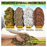 [Upgraded] DUSPRO Orchid Potting Mix for Repotting with Forest Moss, Pine Bark, Perlite & Pumice, Orchid Bark Potting Mix, Orchid Repotting Soil, Drainage Indoor Potting, Orchid Pot Not Included,1 QRT