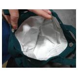 Corduroy Tote Bag Cute Tote Bags for Women Shoulder Bag with Inner Pocket for Work Beach Travel and Shopping Grocery (Dark Green)