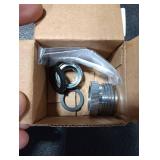 SNUTUYA Faucet Adapter with Aerator, Sink Faucet to Garden Hose Adapter, Faucet Adapter to Garden Hose for Kitchen and Bathroom, hose attachment to sink 3/4 GHT Thread Chrome.