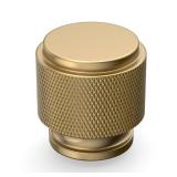 Coinkoly 10 Pack Champagne Bronze Knurled Cabinet Knobs for Dresser Drawer Pulls Champagne Gold Cupboard Hardware for Cabinets CK0026