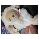 MyMateZoe Baptism Gifts for Girl, Great Christening, Dedication and Baptism Gift Set for Girl and Newborn Baby, Includes 7in Praying Lamb Plush Toy and Let Us Pray Baby Book in Keepsake Gift Box