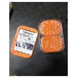 HaWare 8oz*2+25oz Stainless Steel Lunch Containers, Leak Proof Food Storage Snack Containers with Silicone Lids, Portable Sandwich Containers, Easy Open Bento Lunch Box for School Daycare