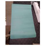 YSAGi Leather Desk Protector, Office Mat, Large Mouse Mat, Non-Slip PU Leather Blotter, Laptop Desk Pad, Waterproof Writing Pad for Office and Home (Green-Blue, 23.6 x 13.8)