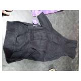 cyeollo Small Dog Sweater, Warm Stretchy Sweaters for Small Dogs Boy, Pullover Knitted Thermal Winter Big Dog Clothes with Sleeves Turtleneck Pet Beagle Border Collie Apparel, Black L