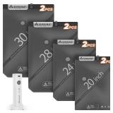 Vacuum Storage Bags for Travel with Wireless Rechargeable Air Pump, 8 Pack Travel Essentials Space Saver Compression Bag for Luggage, Suitcase, Backpack, Vacuum Seal Bags for Home Storage Clothing