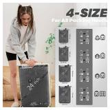 Vacuum Storage Bags for Travel with Wireless Rechargeable Air Pump, 8 Pack Travel Essentials Space Saver Compression Bag for Luggage, Suitcase, Backpack, Vacuum Seal Bags for Home Storage Clothing