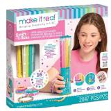 Make It Real: Swift Clicks - Heishi Bracelet Maker - 2047pc, DIY Jewelry Craft Kit, Design & Make 23 Bead Bracelets, Rotate-Click-Wear, Girls Kids 8+