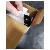 newliplace 2 Pack Vintage Single Sided Dummy Door Knobs Interior, Antique Long Plate Dummy Door Knobs in Oil Rubbed Bronze