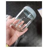 NETANY 4-pack 16 oz Overnight Oats Containers with Lids, Glass jars with Airtight Lids, Wide mouth Mason Salad jars, Glass Food Storage Containers for Snacks Yogurt Spice Sugar