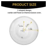Rotaglass 14 Microwave Glass Turntable Plate, 14 / 36cm Microwave Tray Replacement Glass Plate, Glass Tray Replacement for LG, Samsung GE, Magic Chef, Hotpoint, Panasonic, Kenmore, etc