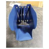 Metal Bookends for Heavy Books, Sturdy Book Stopper to Hold Books Heavy Duty, Adjustable Book Ends for Office & School (Blue)