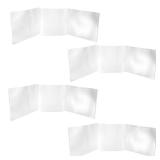 4pcs Mahjong Card Protector Cover, 6.4x5.3 Inch 2025 Large Clear Mahjong Card Sleeve Durable PVC Transparent Card Holder Case Protector Accessories Gifts