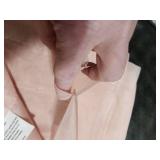 Lecloud Blush Pink Sheer Curtains 84 Inches Long 2 Panels Set, Light Filtering Window Curtains for Living Room Bedroom, Solid Voile French Door/Dining Room Drapes with Dual Rod Pocket, 40 W X 84 L