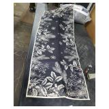 Tinideya 2 Pcs Holly Pine Branches Merry Christmas Kitchen Mats Set - Washable Non Slip Christmas Rug Winter Doormat for Xmas Home Floor Decorations (Black)