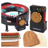 [2025 Upgrade] ZestWrench Electric Knitting Machine Adapter for addi Express King Size Knitting Machine 46 Needles, Knitting Machine Automatic Accessories LCD Panel & Row Counter