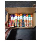 Crtiin Bingo Daubers Bulk  0.5 Oz, Assorted Colors Set of Bingo Markers Dot Markers Dot Paint Craft Ideal for Art and Crafts Painting Supplies Drawing Coloring