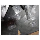 Durmmur 8 Pack Hat Racks for Baseball Caps, Stainless Steel Hat Organizer for Baseball Cap, Hat Holder Storage Organizer, Hat Hanger Strong Adhesive/Wall Drilled for Door, Bedroom, Closet(Black 6 in)