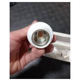 otnofok Light Sensor Socket, E26/E27 Light Bulb Socket, Automatic Dusk to Dawn Photocell Sensor with 300° Adjustable Angle for Outdoor Lighting in Porch, Garage, and Wall Lights, White, 4 Pack