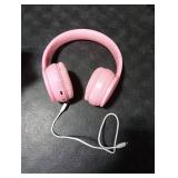 MIDOLA Kids Headphones Bluetooth 5.4 Wireless 68H Play Time Volume Limit 85/94dB Over-Ear Foldable Headset,Type-C Fast Charging,with Wired Aux Mic for Toddler Child Pad Tablet Pink