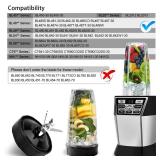 7 Fins Blender Blade Replacement Parts Compatible with Ninja Blender Top Lid Accessories for Ninja Auto iQ BL682-30 BL642-30 BL450-30 BL482-30 BL687CO-30 ect.