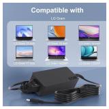 Quekawi PD 65W/45W USB-C Charger Compatible with LG Gram Laptop 14 15 16 17 Series 14Z90Q 15Z90Q 16T90P 16Z90P 16T90Q 17Z90P 17Z95P 17Z90Q 17Z90R 17Z90S Power Adapter Cord