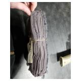 Threadvista 100% Cotton Cloth Dinner Napkins Fringes Set of 6 - Perfect for Dining Special Occasions Wedding Holidays Easter Christmas - Soft Durable Washable - Elegant Napkins Large 20x20 Grey