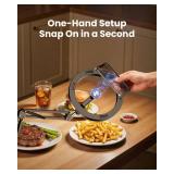 Magnetic Ring Light with Stand with Phone Holder,Overhead Phone Mount for Desk,10 LED Tripod for iPhone with Ring Light and Remote,Phones Stand for Video Recording,Live Streaming,Cooking Video