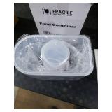 TBMax Pet Food Storage Containers 2 Pack 8-10 Lbs Airtight Dog Food Container Dispenser with Large Spout & Portable Handle, Travel Dog Treat Cat Food Storage Bin Bird Seed Container