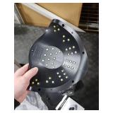 Sunrich UV Gel Nail Lamp 120W LED Nail Light Fast Dryer for Gel Polish Curing with 4 Timers Portable Handle Large Space Automatic Sensor (White)