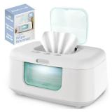 Jool Baby TinyBums Baby Wipe Warmer & Dispenser with LED Changing Light & On/Off Switch (Aqua)