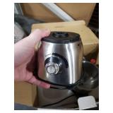 Grinder for Kitchen, Spice Grinder Electric Dry Comes With 3 Removable Stainless Steel Blades, 500w Suitable For Grinding Spices, Herbs, Coffee Beans, Grains, Nuts (Black)