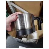 Grinder for Kitchen, Spice Grinder Electric Dry Comes With 3 Removable Stainless Steel Blades, 500w Suitable For Grinding Spices, Herbs, Coffee Beans, Grains, Nuts (Black)