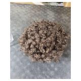 yuehong Short Fluffy 70s 80s Disco Afro Wigs Synthetic Anime Cosplay Fancy Funny Wigs for Unisex Men Women (Dark Brown)